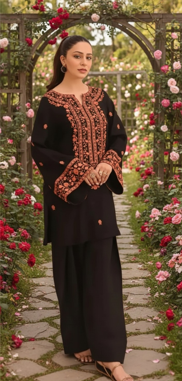 Women's Unstitched 2-Pcs Dhanak Suit