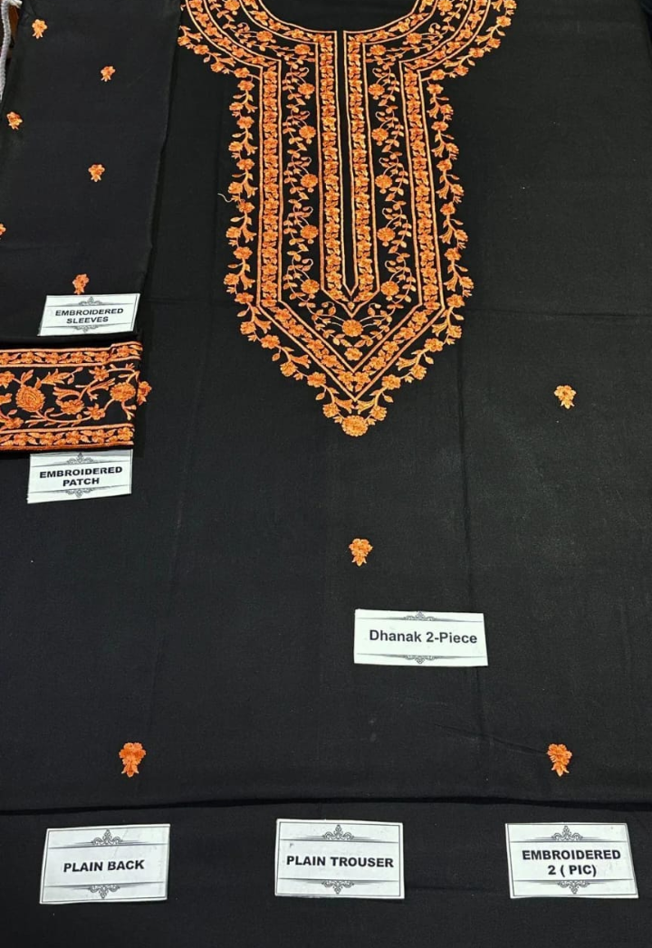 Women's Unstitched 2-Pcs Dhanak Suit