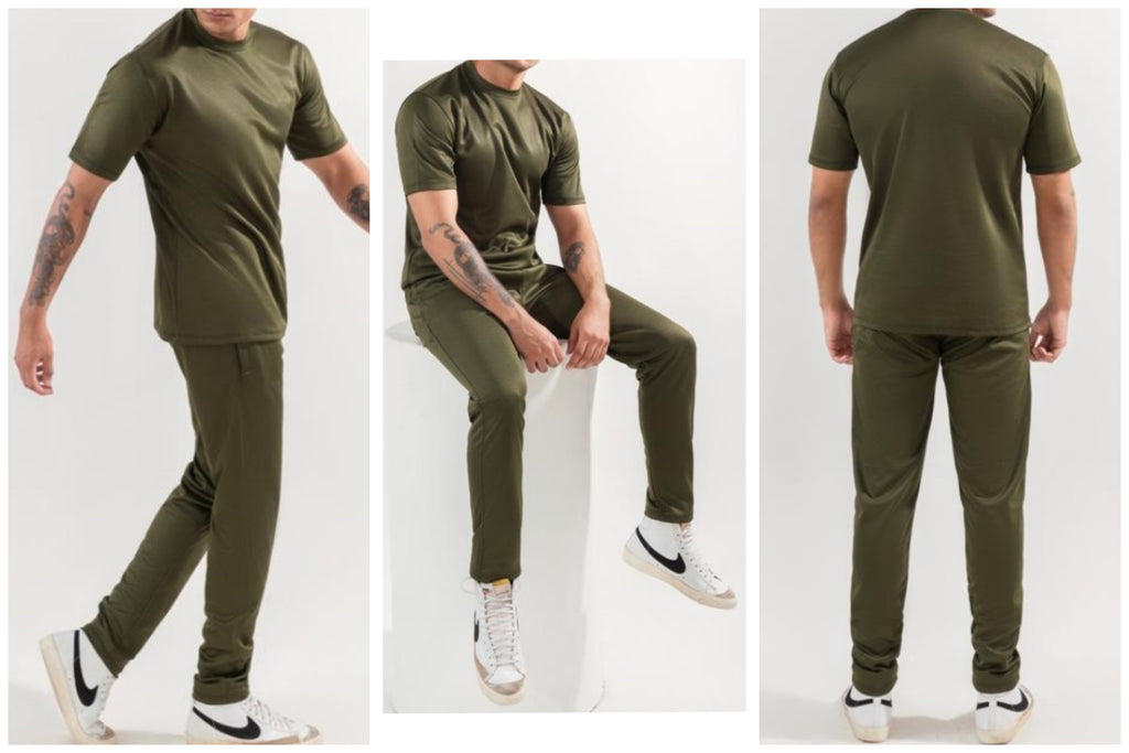 Men's RTW - 2 Pcs Dri-Fit Plain Track Suits