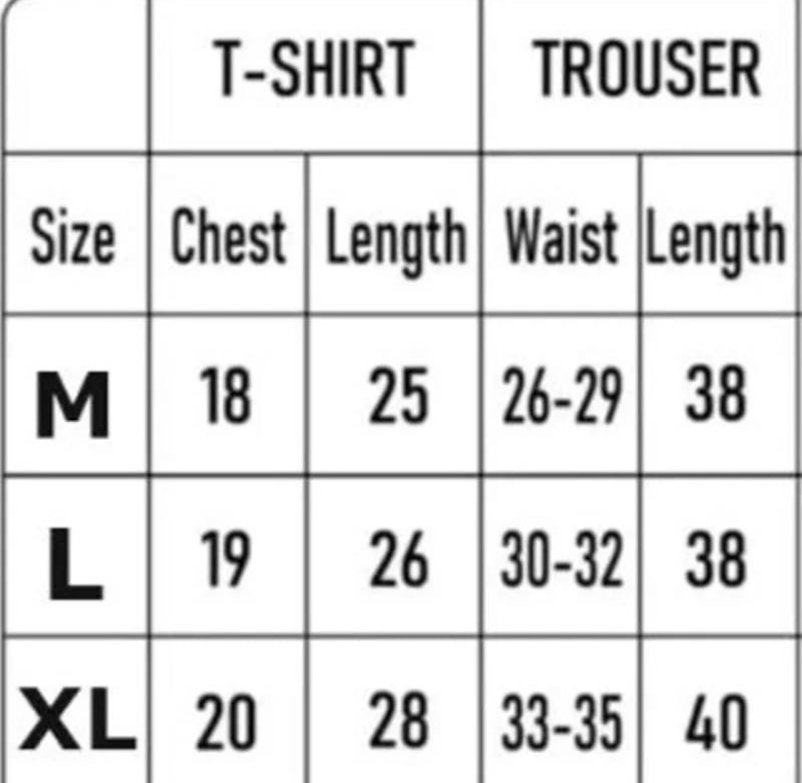 Men's RTW - 2 Pcs Dri-Fit Printed Track Suits